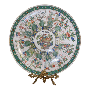 Chinese Imports Porcelain. Mottahedeh Vintage Chinese Export Large Platter . 18”