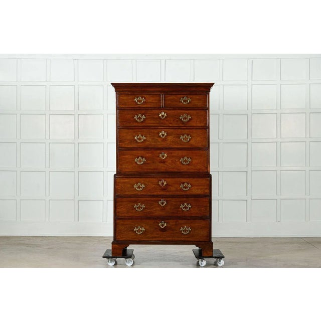 English George III Mahogany Chest of Drawers, 1820 For Sale - Image 3 of 13