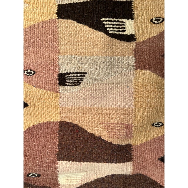 Mid-Century Native American Southwest Weaving For Sale - Image 4 of 8