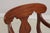 Wood Henkel Harris Vintage Cherry Scroll Arm Open Armchair For Sale - Image 7 of 15