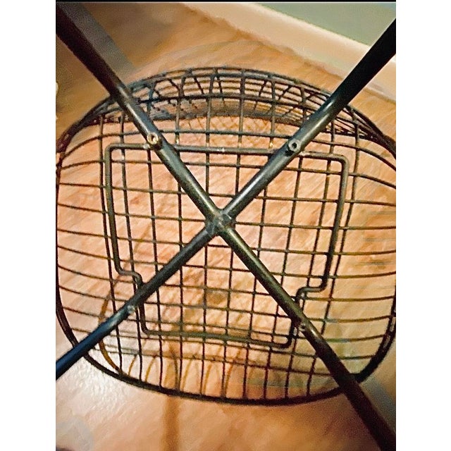 1960s 1960s Pair of Eames Chairs, Metal Wire Mesh, Herman Miller, Bikini Pads, 2 Chairs Included For Sale - Image 5 of 5
