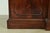 Baker Furniture Style Georgian Flame Mahogany Breakfront Bookcase Cabinet With Drop Front Secretary Desk For Sale - Image 12 of 16