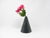 Vintage Victor Carranza for Mikasa Metallic Gunmetal Gray Cone Vase For Sale In Chicago - Image 6 of 11