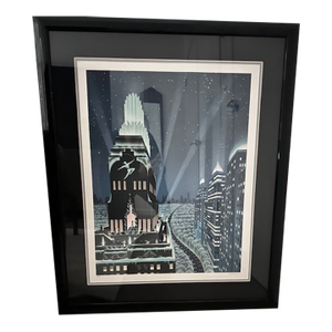 1980s Rooftop Serenade Lithograph Bt Robert Hoppe - Signed and Numbered