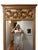 Vintage Hollywood Regency Paint & Giltwood Mirror. Hand carved and gilded.