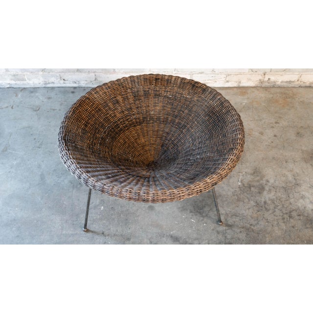 Roberto Mango Vintage Italian Roberto Mango (Attr.) Portariviste Magazine Holder, 1960s. For Sale - Image 4 of 15