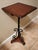 1990s Vintage Wood/Iron Mahogany Side Table For Sale In Orlando - Image 6 of 7