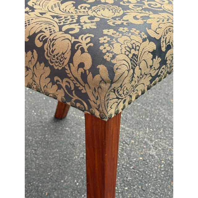 Late 20th Century Solid Rosewood Hepplewhite Dining Chairs - Set of 6 For Sale - Image 12 of 12