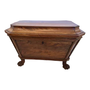 Rare English 19th Century Regency Cellarette Wine Cooler