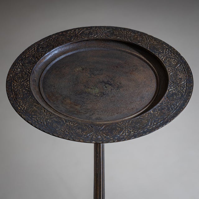 Wrought-Iron Guéridon with Holly Decoration, 19th Century For Sale - Image 6 of 8