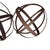 Set of Three Cast Iron Garden Spheres, Sculptural Design, 1960 For Sale - Image 9 of 10