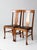 Antique Oak Splat Back Side Chairs Pair For Sale - Image 14 of 14