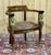 Desk and Its Armchair, Regency Style, Napoleon Iii Period, Late 19th Century, in Amaranth, Rosewood and Oak, Set of 2 For Sale - Image 6 of 18