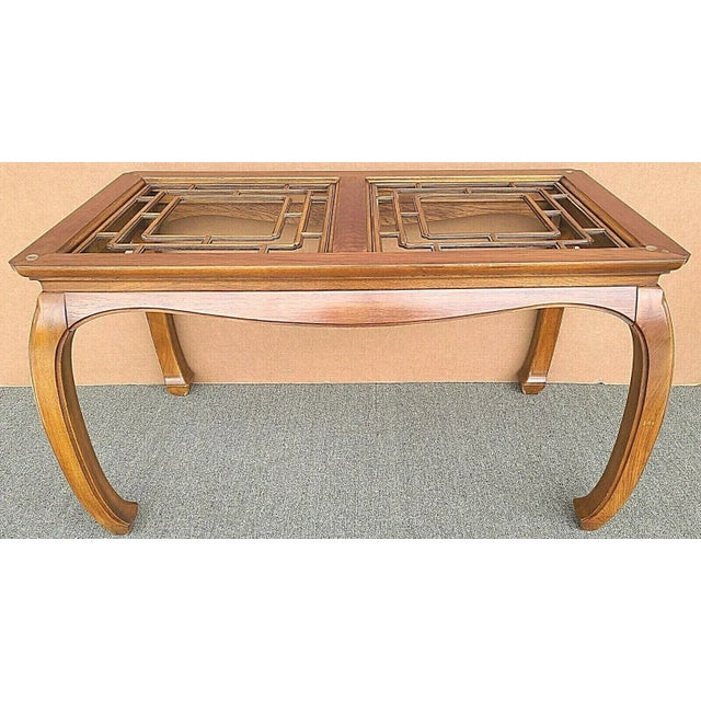Thomasville Mystique Asian Chinoiserie Ming Fretted Dining Table For Sale - Image 11 of 12