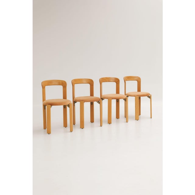 Chairs 3300 by Bruno Rey for Dietiker Switzerland, 1970s, Set of 4 For Sale - Image 14 of 14