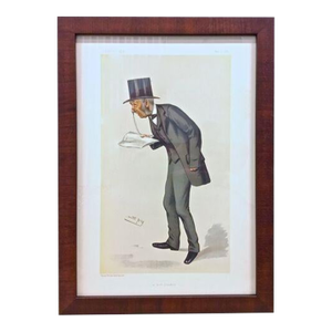 Antique Vanity Fair "A Wet Quaker" Fashion Plate