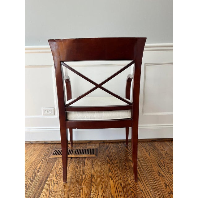 Contemporary Late 20th Century Pair of "Archetype X" Chairs by Baker Furniture For Sale - Image 3 of 9