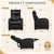 Pu Leather Recliner Chair With Lumbar Support | Swivel, Reclining Living Room Sofa For Sale - Image 9 of 9