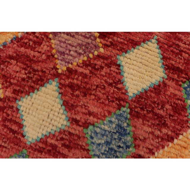 Eclectic Balochi Red/Blue Wool Rug - 3'3''x5'0'' For Sale In New York - Image 6 of 11