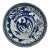 Vintage Chinese Blue and White Porcelain Plate For Sale