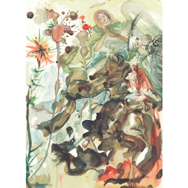 Original engraving from Salvador Dalí’s "The Divine Comedy" published by Editions d’Art Les Heures Claires, Paris, in...