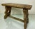 Beautiful old handmade stool, estimated period 1950, but can also be from earlier. Charming primitive design with a...