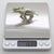Silver Vintage Italian Handmade Genuine Silver Elephant Large Figurine Miniature For Sale - Image 8 of 9