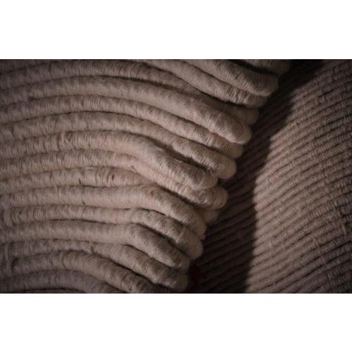 Large Pleated Voluminous Wall Tapestry, 1970s For Sale - Image 3 of 13