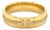 Mid 20th Century Tiffany T Diamond 18k Yellow Gold 5.5mm Wide Band Ring Size 9.5 For Sale