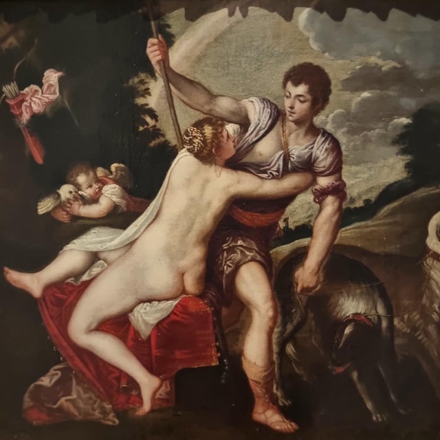 Alessandro Varotari, Nude Venus, 1620, Oil Painting on Canvas, Framed For Sale - Image 13 of 17