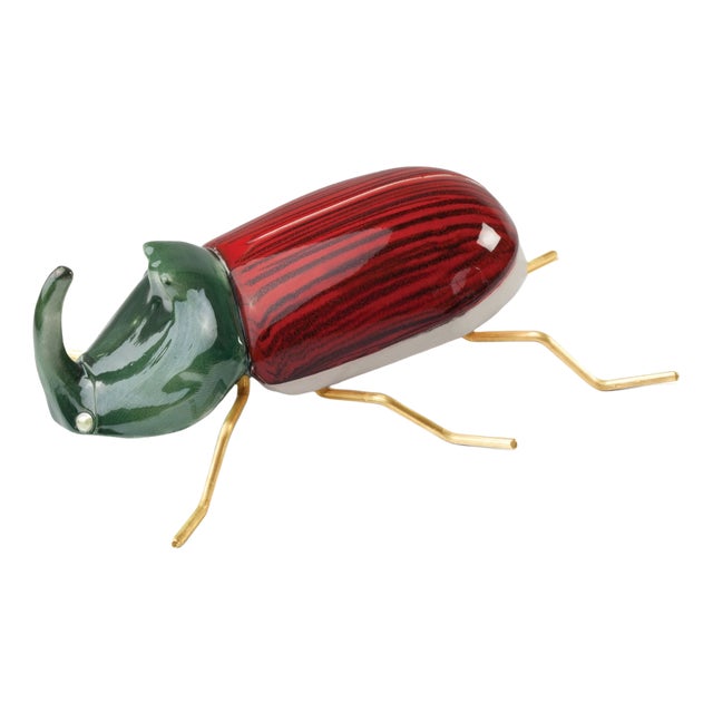 Rhinoceros Beetle Sculpture by Mambo Unlimited Ideas For Sale