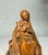 Vintage Hand Carved Wood Religious Virgin Mary Baby Jesus Statue Sculpture Art For Sale - Image 4 of 11