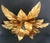 Modern Hollywood Regency Gold-Plated Florentine Floral Wall Lamps from Hans Kögl, Italy, Florence, 1960, Set of 2 For Sale - Image 3 of 17