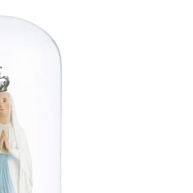 Portuguese Artist, Sacred Art Our Lady of the Rosary For Sale - Image 4 of 6