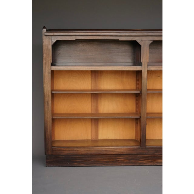 1920s Art Deco Amsterdam School Bookcase from C.H.Eckhart, 1920s For Sale - Image 5 of 14