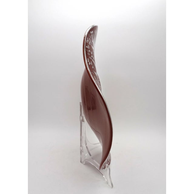 Purple Italian Art Deco Silver-Overlaid Ceramic Bowl by Richard Ginori, 1930s For Sale - Image 8 of 13