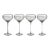 Malden Optic Cocktail Glasses - Smoke, Set of 4 For Sale
