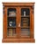 English Victorian Bookcase in Figured Walnut, 1870 For Sale