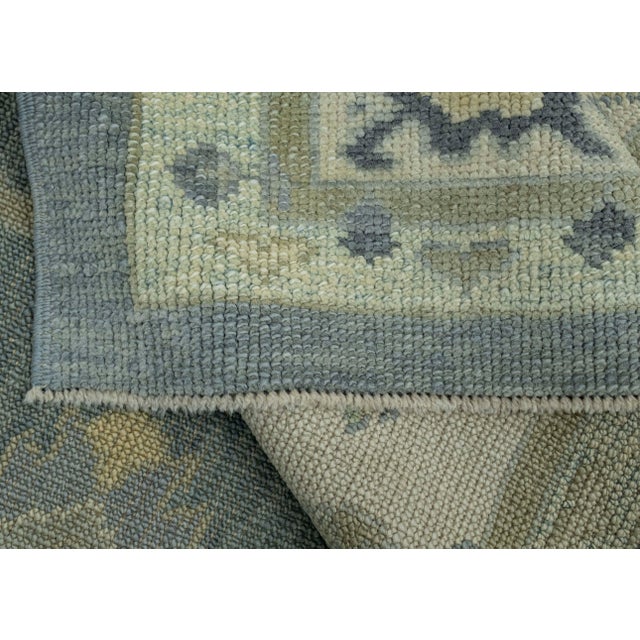 Textile Turkish Oushak Rug 5'4" x 11'6" #18064 For Sale - Image 7 of 8