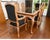 Dining Table With Set of 6 Country French Style Dining Chairs For Sale - Image 15 of 16