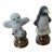 1960s Cute Little Critters Owl Penguin Figurines Lamp Finials For Sale