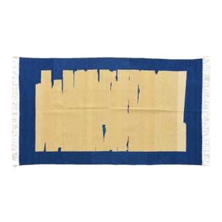 Elham Rug, 5x8, Blue For Sale