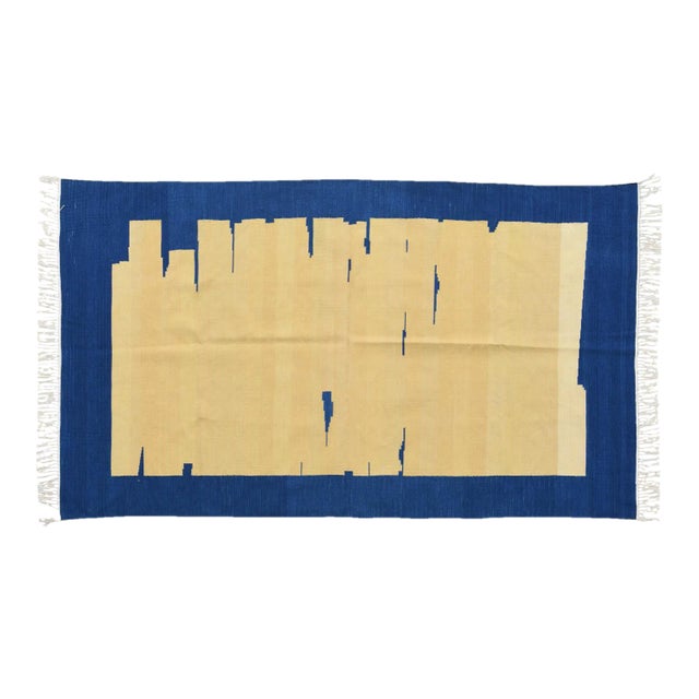 Elham Rug, 5x8, Blue For Sale