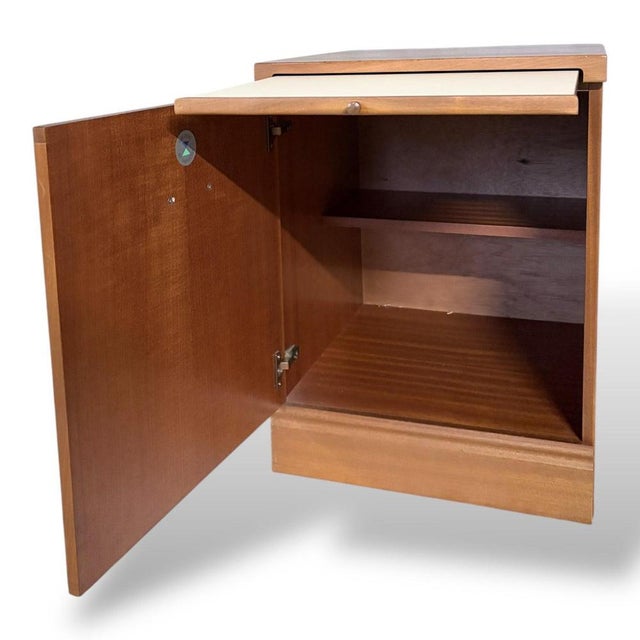 Vintage Teak Bedside Cabinet with Pull-Out Tray from McIntosh, 1960s For Sale - Image 6 of 8