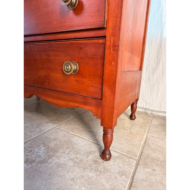 Early 19th Century Beautiful American / New England Sheraton Chest of Drawers For Sale - Image 18 of 18