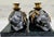 Vintage Petites Choses Pewter Sleeping Pig Candle Holders on Green Marble – Pair, Usa For Sale - Image 4 of 15