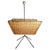 Rattan, Metal and Brass Magazine Rack, France, 1950s For Sale - Image 10 of 10