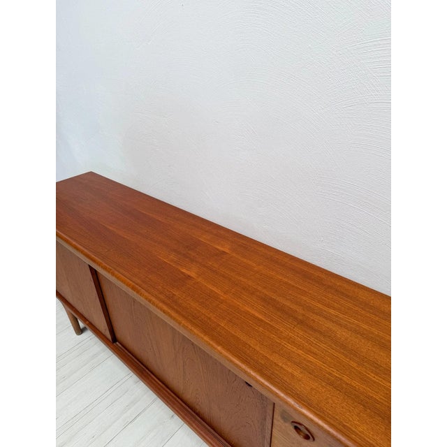 Large Vintage Danish Teak Sideboard by H.P. Hansen, 1960s For Sale - Image 15 of 17