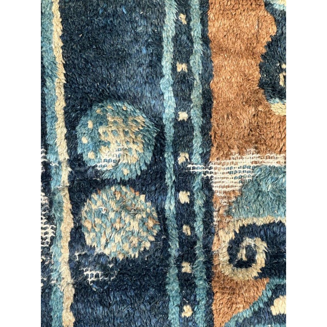Antique Chinese Rug, 1890s For Sale - Image 6 of 18