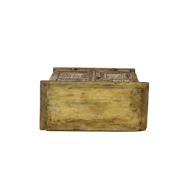 Antique Indian Painted Teakwood Armoire For Sale - Image 4 of 7